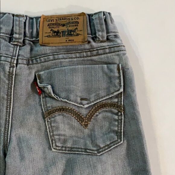 Levi’s Boys Jean Shorts Size 4 - Picture 5 of 5
